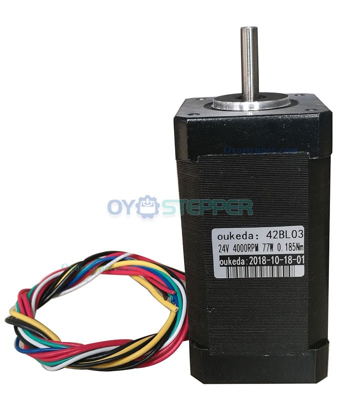 Oukeda Brushless DC Motor 3 Phase 24VDC 6.3Ncm/12.5Ncm/18.8Ncm 4000RPM BLDC Motor